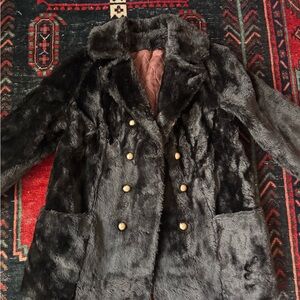 Vintage Faux Fur Coat